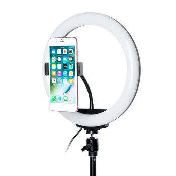 10inch 25cm RGB LED Selfie Šviesos Žiedas su Trikojis Stovas USB Kištukas, Studija, Fotografijos Nuotrauka Užpildyti Šviesos Makiažas Livestream Vlog