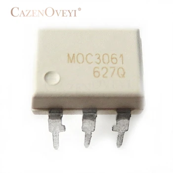 10vnt/daug MOC3061 M0C3061 CINKAVIMAS-6 Optoisolator - Simistorių naujas originalus Sandėlyje