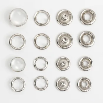 50sets 9,5/11mm gryno vario perlų papuošalui vaikų drabužių mygtukai su penkių nagai montavimo įrankių priedai kostiumas sagtis
