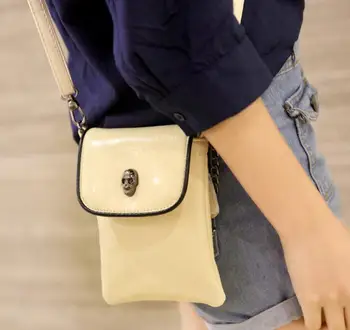 Krepšys vėl 021717 naujas hot lady mini pečių maišą moterų mažųjų telefono krepšys