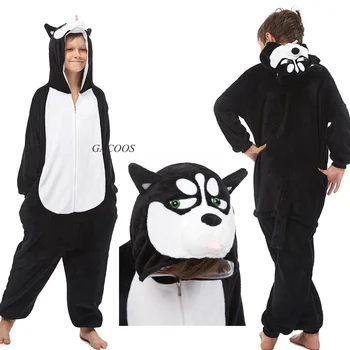 Kugurumi Pižama Panda Merginos Vienaragis Pajama Berniukai Dygsnio Oneises Pijamas Unicornio Naktiniai Drabužiai, Kostiumai Žiemos Homewear Pyjama Vaikai