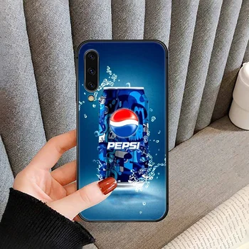 Mados selerių Pepsis Cola Telefono dėklas, Skirtas SamSung Galaxy M 5 8 10 20 30 31 40 50 51 70 71 80 S E juoda Juoda Hoesjes