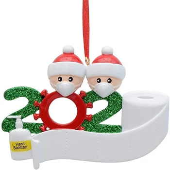2020 Kalėdų Kabo Pakabukas Kalėdų Eglutės Kabinti Dervos Sniego Santa Claus Pakabukas Kalėdinė Dekoracija