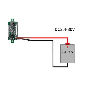 0.28 colių 32V DC Dviguba LED Digital Voltmeter Ammeter Įtampos AMP Galios, Dviejų laidininkų Skaitmeninis Ekranas DC Voltmeter Kolonėlė