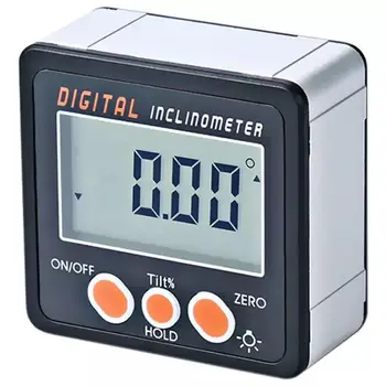 0-360° Skaitmeninės Inclinometer LCD Skaitmeninis Kampo Daviklis Matlankis Gage 