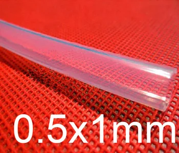 0,5 mm ID 1mm NUO 0.5x1 Skaidri Maisto Klasės Medicinos reikmėms FDA Silikono Guma Lankstus Vamzdelis / Žarnos / Vamzdžio