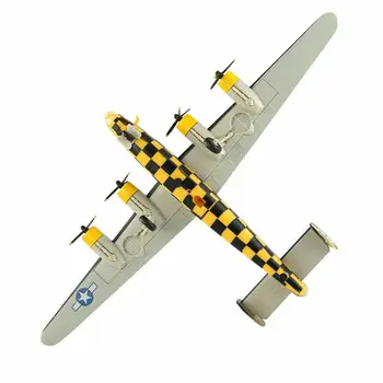 1/144 1944 B-24D Modeliavimas Lydinio Orlaivio Skrydžio Žaislas JAV atpalaiduojančios medžiagos Sunkusis Bombonešis Modelis Dovana