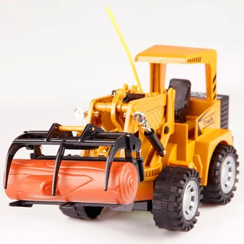 1:24 Nuotolinio Valdymo automobilio Žaislas Inžinerijos Transporto priemonių Modeliavimas Įrašą Medienos Automobilis 5 Kanalo Patraukti Mediniai Sunkvežimio Modelį, Vaikai, Berniukas Žaislas