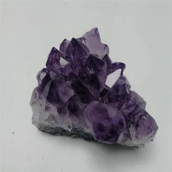 1 vnt 50-60g Natūralus Ametistas Kristalinis Kvarcas Drusy Geode Grupių Apdailos Ornamentu Violetinė Feng Shui Čakros Akmuo