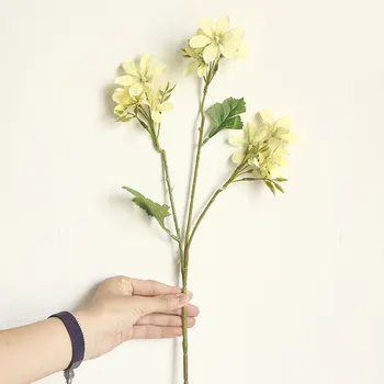 1 Vnt 56.5 cm Dirbtinių Gėlių Modeliavimas Namų Gėlių Puokštė Netikrą Gėlių daigai Namų Vestuves Šventė Kalėdinė Dekoracija