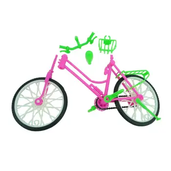 1 Vnt. Aukštos Kokybės Plastiko, Dviračių Mados Pink Bike Lauko Sporto Žaislas Barbie Lėlės Vaikai žaidžia Namuose Žaislas Priedai
