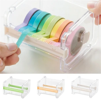 1 VNT Japonijos Izoliacine Juosta Pjovimo Washi Tape Saugojimo Organizatorius Cutter Turėtojas Office Tape Dispenser