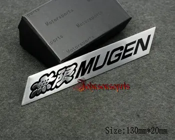 1 VNT MUGEN 3D Aliuminio Emblemos Emblema automobilių lipdukas automobilio stiliaus