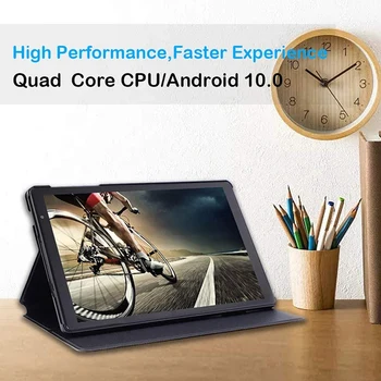 10.1 Colių Tablet Quad-Core Procesorius 2+16GB Android 10.0 Studentų Tablet 5000Mah Žaidimų Planšetinio kompiuterio 2.4/5GWiFi(ES Kištukas)
