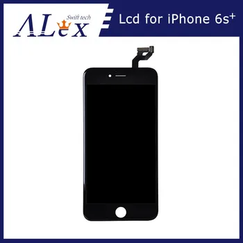 10/VNT iPhone 6s Plius 5,5 colių skaitmeninis keitiklis Asamblėjos Baltos spalvos LCD Ekranas skaitmeninis keitiklis Nemokama laivas per DHL