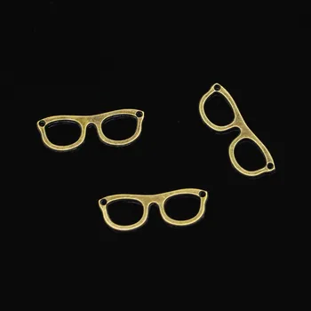100 vnt Antikvariniai Bronzos Sidabrą, akiniai, akiniai nuo saulės, Pakabukai Papuošalai Priėmimo 