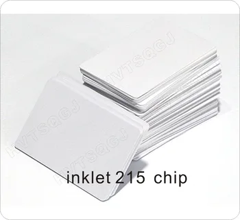 1000pcs PVC kortelė su mikroschema, nfc 215 chip rašalinis spausdinimui tuščią pvc kortelės