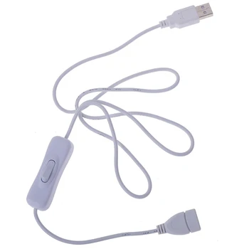 100cm USB Kabelio ilgintuvas su Jungikliu ON/OFF, Kabelio Pratęsimas Perjungti USB Maitinimo Linijos Patvarus Adapteris Priedai