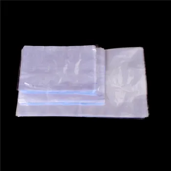100vnt/lot3 dydžio Plastikinės PVC Šilumos Susitraukiančių Atidarykite Viršų Aišku, Kosmetikos Pakuotės Maišelis Kino Saugojimo Krepšys 10*15 cm, 12*17cm, 15*25cm