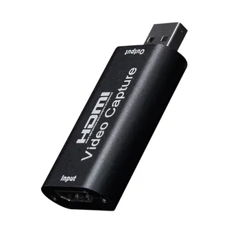 1080P HDMI USB 2.0 Video Capture Card Transliacijos Diktofonas, Vaizdo Žaidimas Live Transliacijos Transliacijos Vaizdo įrašymo Kortelė