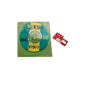 10sets Šveicarijos Įkrovos Diskas Mini DVD NTSC pal Micro SD Kortelės Adapterį TF Card Reader NGC Adapteris SD2SP2 Paramos Nuoseklųjį Prievadą