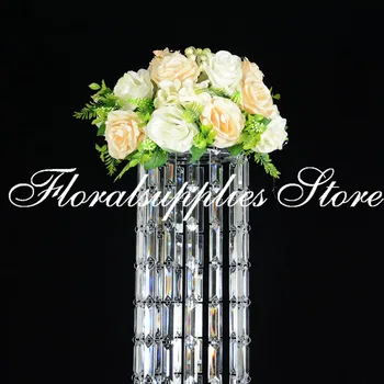 10VNT/daug akrilo kristalų vestuvių puošmena aukščio gėlė stovi Stalo puošimas vestuvių tiekimo Vestuvių papuošalai Viešbutyje