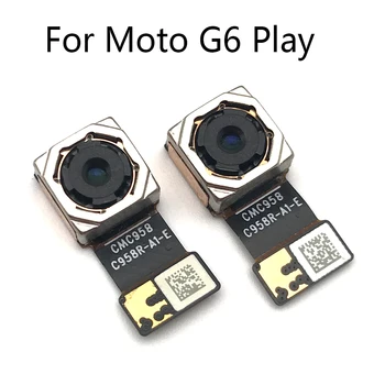 10vnt/Daug, Galiniai Didelis galinė vaizdo Kamera Flex Kabelis Pagrindinė Kamera Modulis Motorola Moto G6 Žaisti atsarginės Dalys