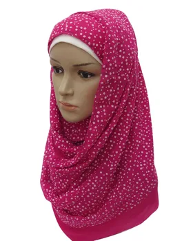 10vnt/daug Gėlių Paprastas Musulmonų Hijab Šalikas Moterų Galvos Uždangalą, Nemokamas Pristatymas