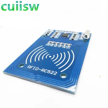 10vnt MFRC-522 RC522 RDA RF IC kortelės jutiklio modulis siųsti S50 Fudan kortelės, keychain už arduino