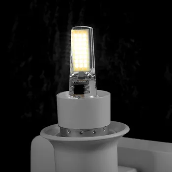 10X LED E14 G9 G4 Lempos Lemputė AC 220 230 240 5W COB SMD LED Apšvietimo Žibintus pakeisti Halogeninis Prožektorius Liustra