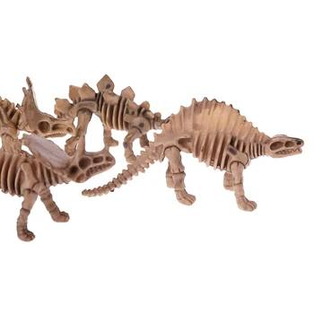 12pcs Dinozaurų Skeleto Fosilijos Įvairūs Kaulai Duomenys Žaislai Vaikams Kalėdų Dovana Kūdikio Žaislas