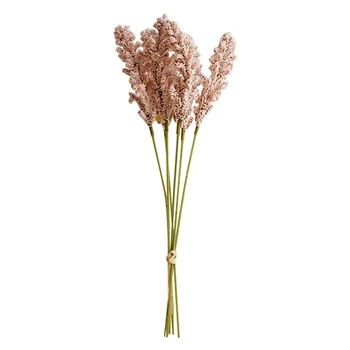 12pcs Mini Dirbtinio javų, gėlių soros smaigalys sodo soros netikrą kviečių smaigalys asmenybės namų dekoro rekvizitai putų levanda