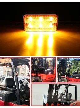 12v Led krautuvas Gintaro šviesa Priekiniai Galiniai Šoniniai Posūkio signalo lemputė Sunkvežimių priekabos Van RV Traktoriaus Patvirtinimo žymeklis, uodegos šviesos