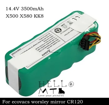 14,4 V 3500mAh NI-MH Baterija Ecovacs Veidrodis CR120 Dulkių siurblys Dibea X500 X580