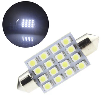 14Pcs LED Interjero Paketas Rinkinys T10 36mm Žemėlapis Dome Licencijos numerio apšvietimo Lemputės