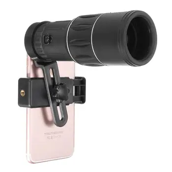 16x52 Zoom Pėsčiųjų Išmanųjį telefoną Monokuliariniai Teleskopo Objektyvo Kamera HD taikymo Sritis Medžioklės + Turėtojas už Mobiliojo Sumanaus Telefono