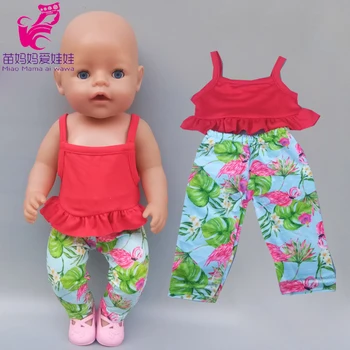 17 Colių Baby Doll Plaukimo Nustatyti 18 Colių Mergina Lėlės Bikini Drabužiai Vaikams Mergina Apsimesti, Žaislai Nešioja