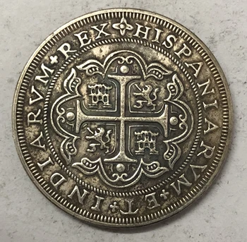 1709 (Mo J) Meksika 8 Reales - Felipe V Kopijuoti Monetos
