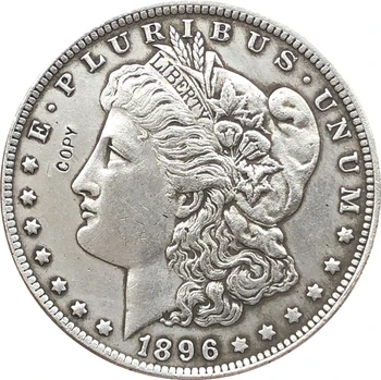 1896-S JAV Morgan Doleris monetos KOPIJA