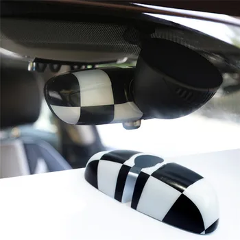 1Pc Automobilio Salono galinio vaizdo Veidrodėlio Dangtelis BMW Mini Cooper r55 toksiškas gyvūnijai R56 R60 R61
