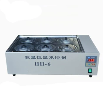 1PC HH-6 šešių skylių skaitmeninis elektros termostatiniai temperatūros vandens vonioje, 202 Medžiagos nuolatinio stotis 220V