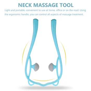 1Pc Rankiniai Ritininiai Instrukciją Kaklo Massager Sveikatos Priežiūros Massager