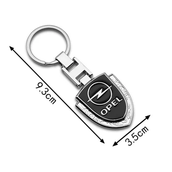 1pcs 3D metalo Automobilių Keychaine Emblema Raktų pakabukai Žmogus, Dovanų Auto, Interjerą, Opel Astra G H J Corsa 