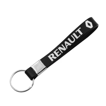 1pcs Šviesos Silikono Keychain Automobilio Raktų Žiedas Klavišą grandinės Renault Megane 2 3 Duster 