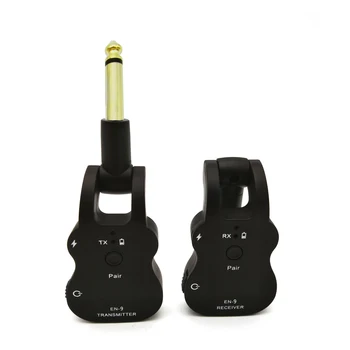 2.4 G UHF Belaidžio Garso Siųstuvo ir Imtuvo Sistema, USB Įkrovimo Pasiimti Elektrinė Gitara, Bosinė Muzikos Instrumentas