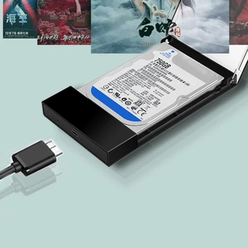 2.5 Colių USB 3.0 SSD Kietojo disko Disko Dėžutė Didelio Greičio Išorinių HDD Talpyklos Atveju Adapteris, skirtas PC Nešiojamas Kompiuteris