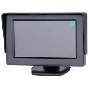 2 In 1 4.3 Colių TFT LCD Automobilinis Ekranas Ekranas su HD Automobilių Galinio vaizdo Atsargine Grįžtamieji Parkavimo Kamera 8 infraraudonųjų SPINDULIŲ Naktinio Matymo Transporto priemonės vaizdo Kamera