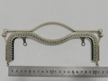 20.5 cm elegantiška vintage metalo rankinėje kadro 