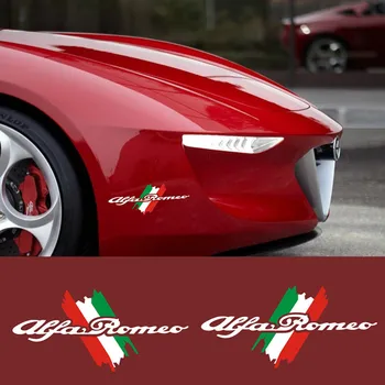 20 vnt. Naujų Automobilių Šoninio Lango Lipdukai Alfa Romeo Alfa 155 159 147 GT 156 Mito Giulia Giulietta Stelvio Automobilių Optikos Reikmenys