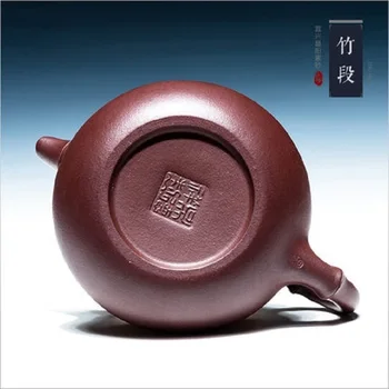 200ml Yixing raudonos smėlio puodą grynas rankų darbo, vidutinio, mažo galingumo originalus rūdos garsaus prekės ženklo nustatyti arbatos puodą arbatos rinkinys senas violetinė